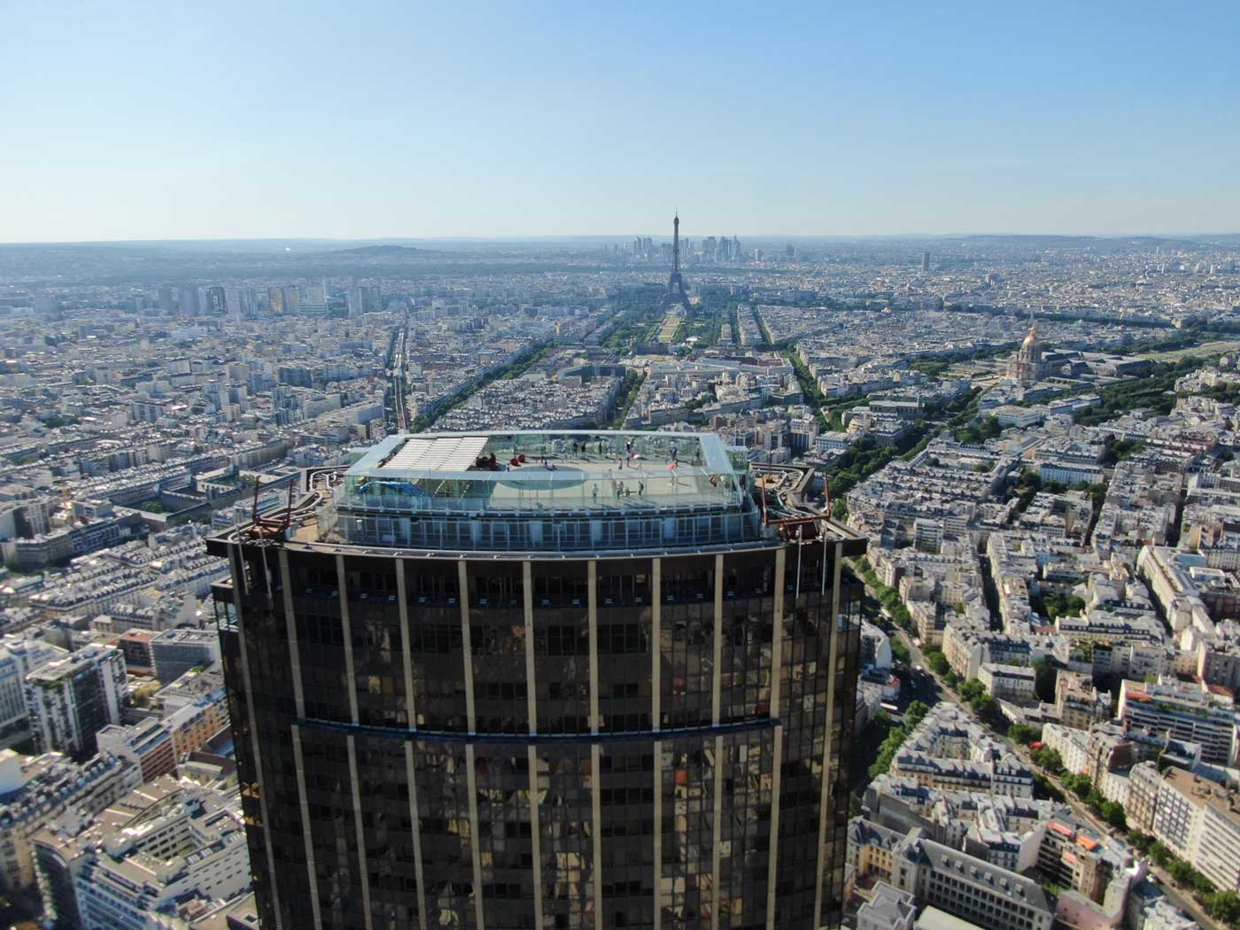 Sunset from one of the best viewpoints in Paris