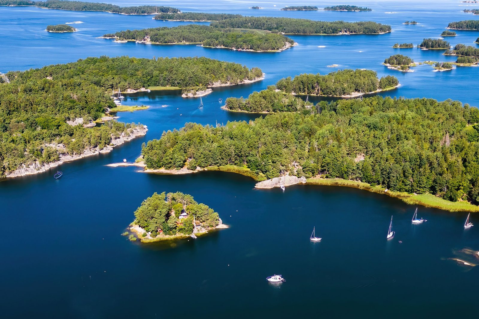 Scenic boat tour through Stockholm’s Archipelago islands