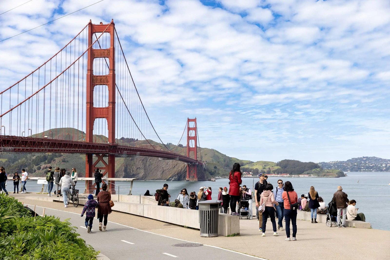 Golden Gate Bridge stop in the ultimate USA West Coast road trip guide